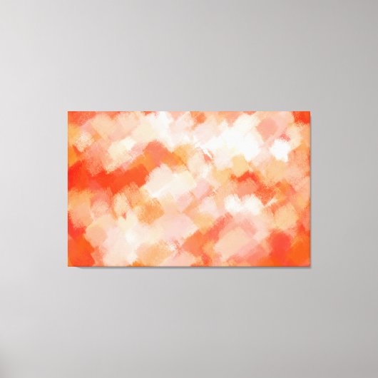 Abstract schilderen | Retro Colorful 17 Canvas Afdruk (Voorkant)