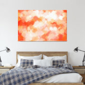 Abstract schilderen | Retro Colorful 17 Canvas Afdruk (Insitu (Slaapkamer))