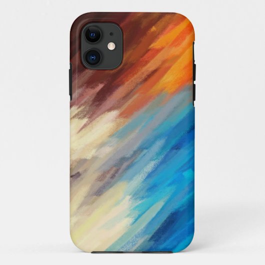 Abstract schilderen | Retro Colorful 28 Case-Mate iPhone Case (Achterkant)