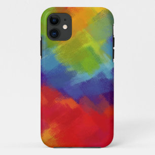Abstract schilderen   Retro Colorful 43 Case-Mate iPhone Case
