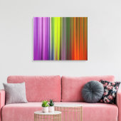 Abstract schilderen | Retro Colorful Canvas Afdruk (Insitu (Woonkamer))