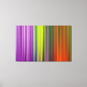 Abstract schilderen   Retro Colorful Canvas Afdruk
