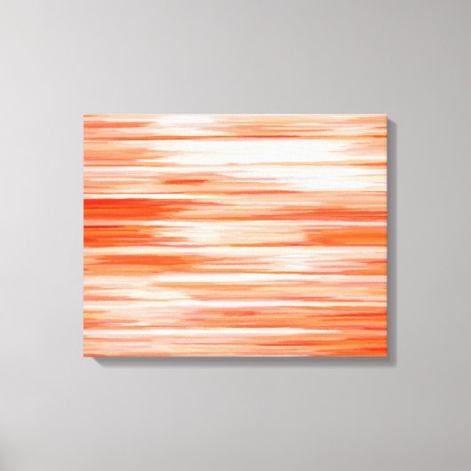 Abstract schilderen | Retro Oranje18 Canvas Afdruk (Voorkant)