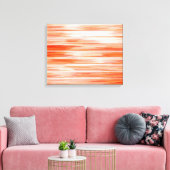 Abstract schilderen | Retro Oranje18 Canvas Afdruk (Insitu (Woonkamer))