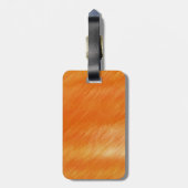 Abstract schilderen | Retro Oranje 6 Bagagelabel (Achterkant verticaal)