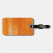 Abstract schilderen | Retro Oranje 6 Bagagelabel (Achterkant horizontaal)