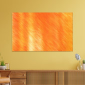 Abstract schilderen | Retro-Sinaasappel 17 Canvas Afdruk (Insitu (Woonkamer))