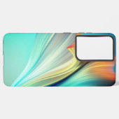 Abstract schilderen samsung galaxy hoesje (Achterkant horizontaal)