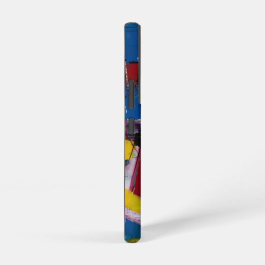 Abstract schilderen samsung galaxy hoesje (Rechterkant)