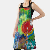 Abstract schilderen schort (Insitu)