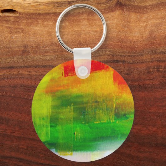 Abstract schilderen sleutelhanger (Voorkant)