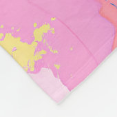 Abstract schilderen Spatters / Druppels, uw berich Fleece Deken (Hoek)