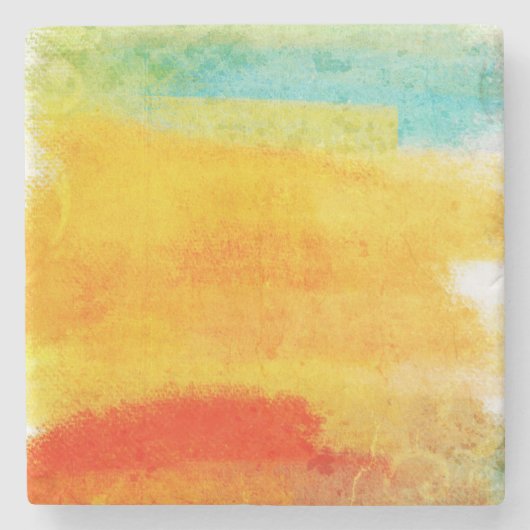  Abstract schilderen Stenen Onderzetter (Voorkant)