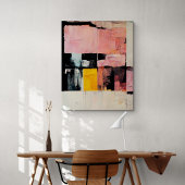 Abstract schilderen "Sunday Survival". canvas afdr Afdruk