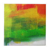 Abstract schilderen tegeltje (Voorkant)