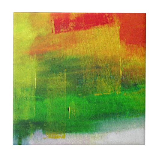 Abstract schilderen tegeltje (Voorkant)