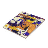 Abstract schilderen tegeltje (Zijkant)