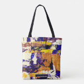Abstract schilderen tote bag (Achterkant)