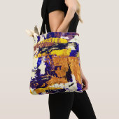 Abstract schilderen tote bag (Dichtbij)