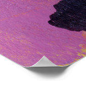 Abstract schilderen. Trendy art style. Heldere kle Poster (Hoek)