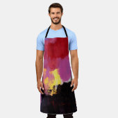 Abstract schilderen. Trendy art style. Heldere kle Schort (Gedragen)