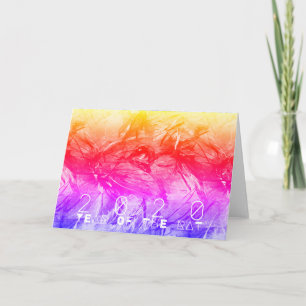 Abstract schilderen van Chinees rattenjaar geboort Kaart