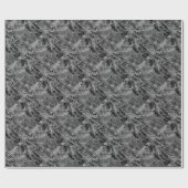 Abstract schilderen van een grijs wit kobweb op zw cadeaupapier (Vlak)