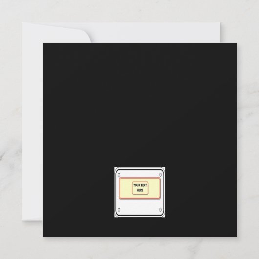 Abstract schilderen van een grijs wit kobweb op zw kaart (Achterkant)