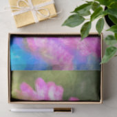 Abstract schilderen van een helderroze ventiel tissuepapier (Geschenk)