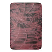 Abstract schilderen van een magenta roze kobweb badmat (Voorkant Verticaal)