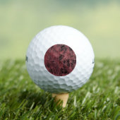 Abstract schilderen van een magenta roze kobweb golfballen (Insitu Shirt)