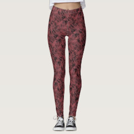Abstract schilderen van een magenta roze kobweb leggings