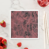 Abstract schilderen van een magenta roze kobweb servet (Insitu)