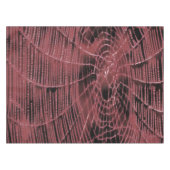 Abstract schilderen van een magenta roze kobweb tafelkleed (Voorkant (Horizontaal))