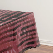 Abstract schilderen van een magenta roze kobweb tafelkleed (Voorbeeld)