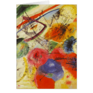 Abstract schilderen van Kandinsky Black Strokes