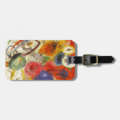 Abstract schilderen van Kandinsky Black Strokes Bagagelabel (Voorkant horizontaal)