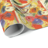 Abstract schilderen van Kandinsky Black Strokes Cadeaupapier (Rol Hoek)