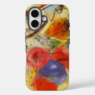 Abstract schilderen van Kandinsky Black Strokes iPhone 16 Hoesje