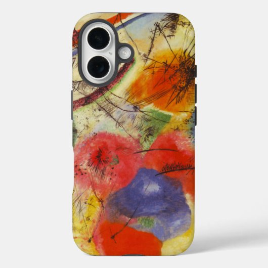 Abstract schilderen van Kandinsky Black Strokes Case-Mate iPhone Case (Achterkant)