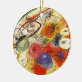 Abstract schilderen van Kandinsky Black Strokes Keramisch Ornament (Links)
