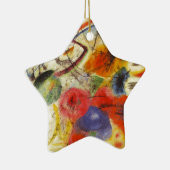 Abstract schilderen van Kandinsky Black Strokes Keramisch Ornament (Rechts)