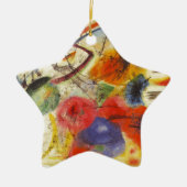 Abstract schilderen van Kandinsky Black Strokes Keramisch Ornament (Voorkant)