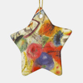 Abstract schilderen van Kandinsky Black Strokes Keramisch Ornament (Links)