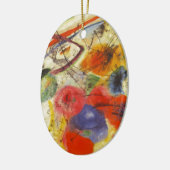 Abstract schilderen van Kandinsky Black Strokes Keramisch Ornament (Links)