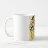 Abstract schilderen van Kandinsky Black Strokes Koffiemok (Links)