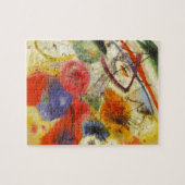 Abstract schilderen van Kandinsky Black Strokes Legpuzzel (Horizontaal)