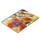 Abstract schilderen van Kandinsky Black Strokes Notitieboek (Linkerzijde)