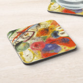 Abstract schilderen van Kandinsky Black Strokes Onderzetter (Linkerzijde)