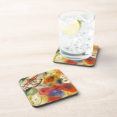 Abstract schilderen van Kandinsky Black Strokes Onderzetter (Rechterzijde)